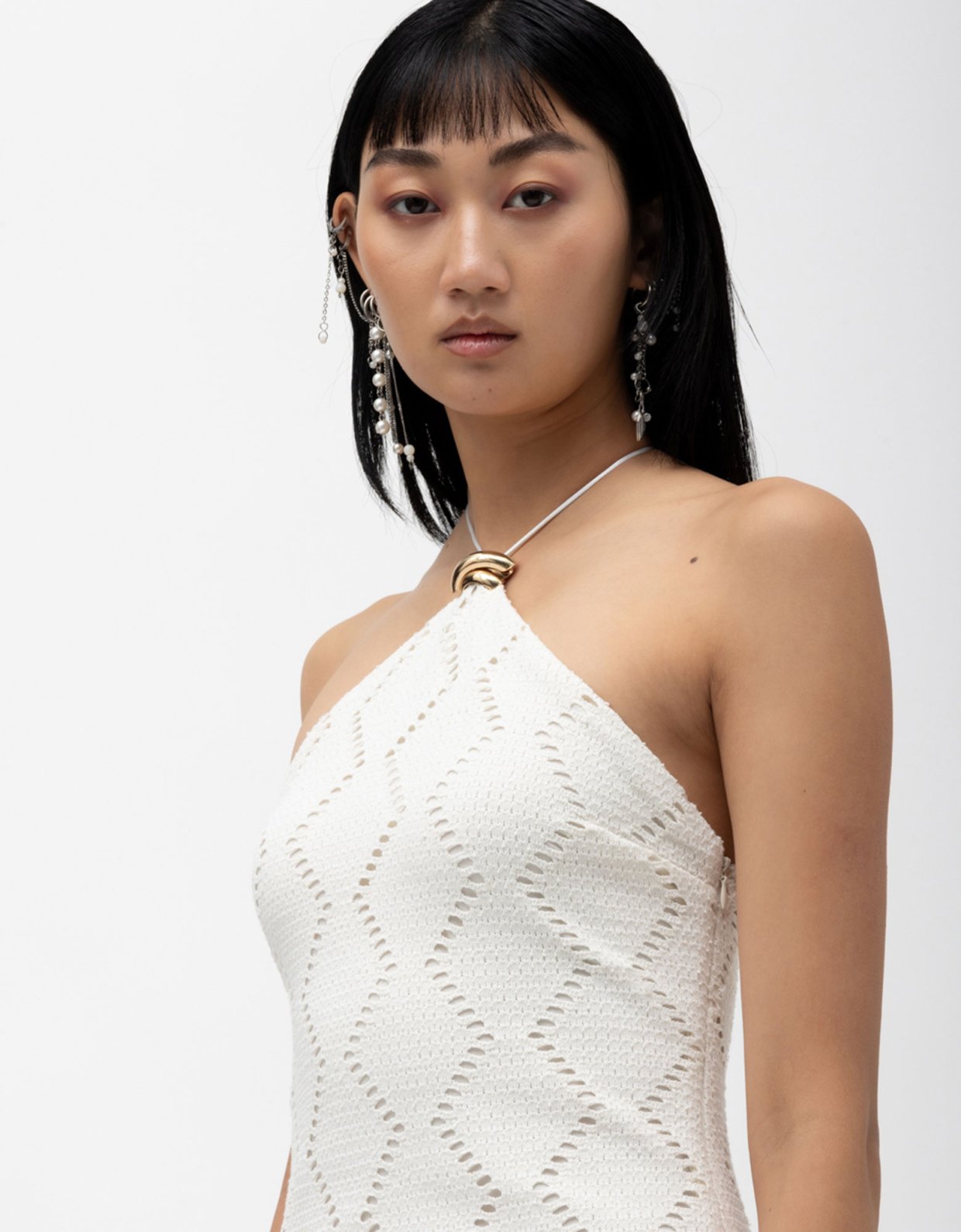 Mallory the label Azure dress white