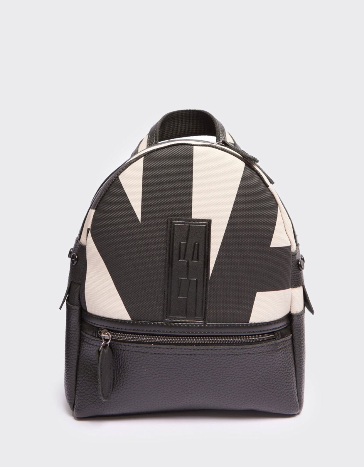 Elena Athanasiou Backpack small EA logo beige