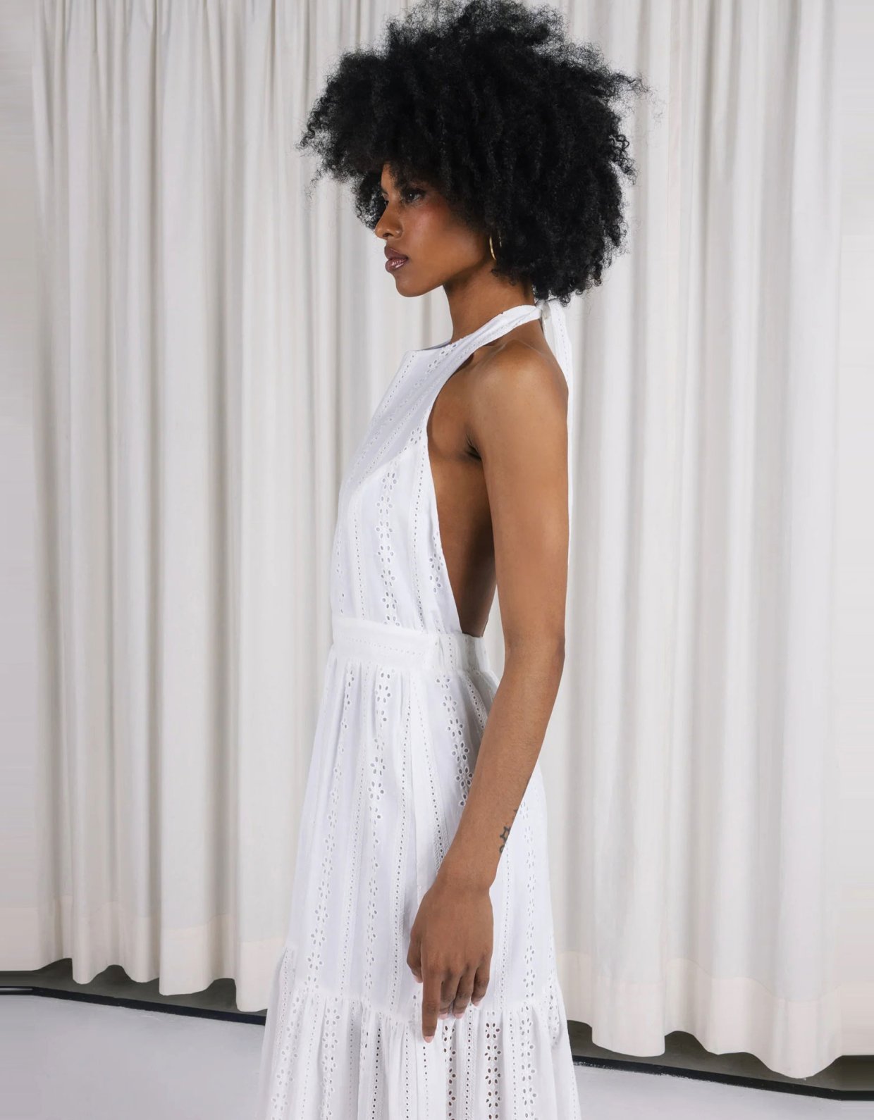 Abstracto Opaline backless dress