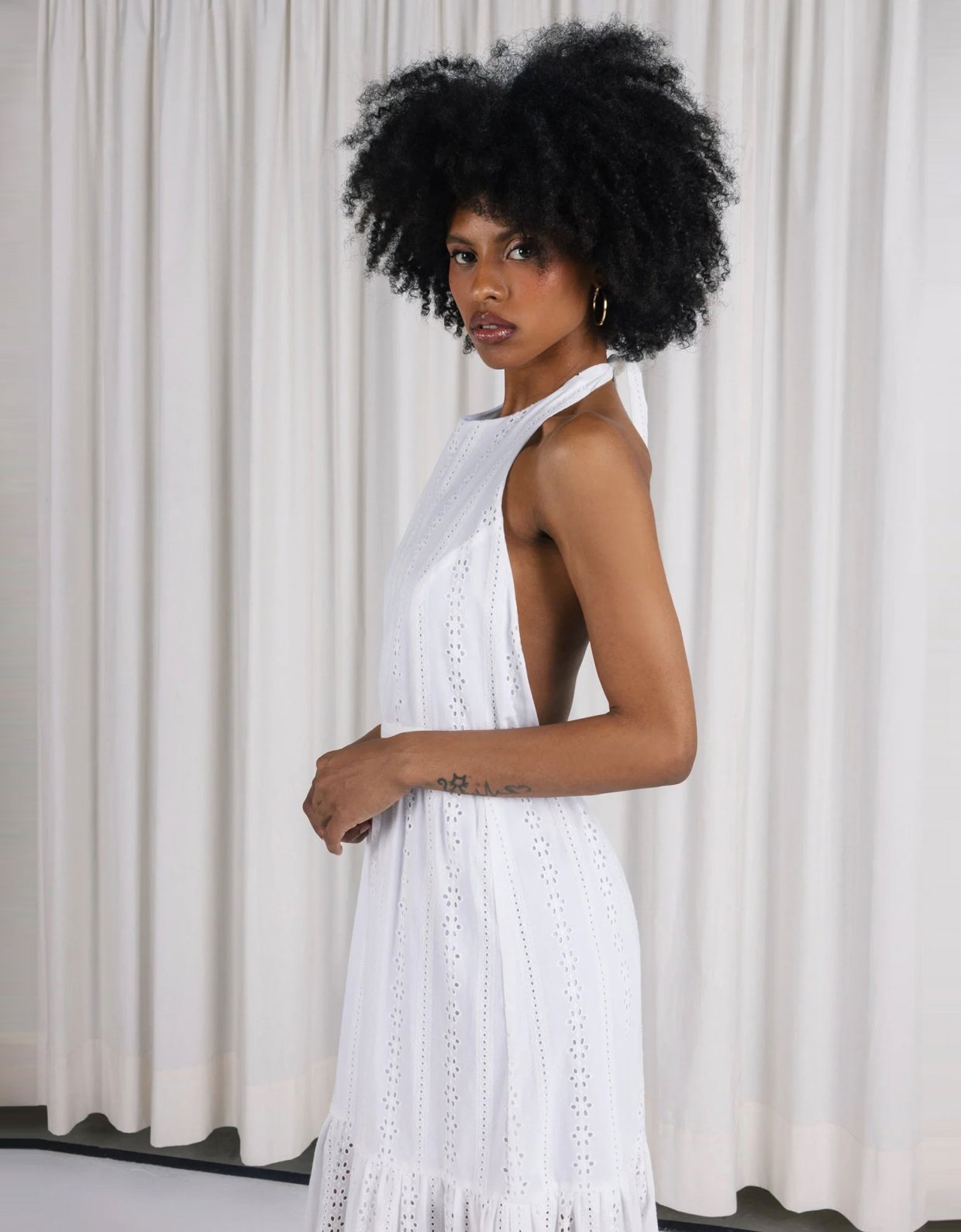Abstracto Opaline backless dress