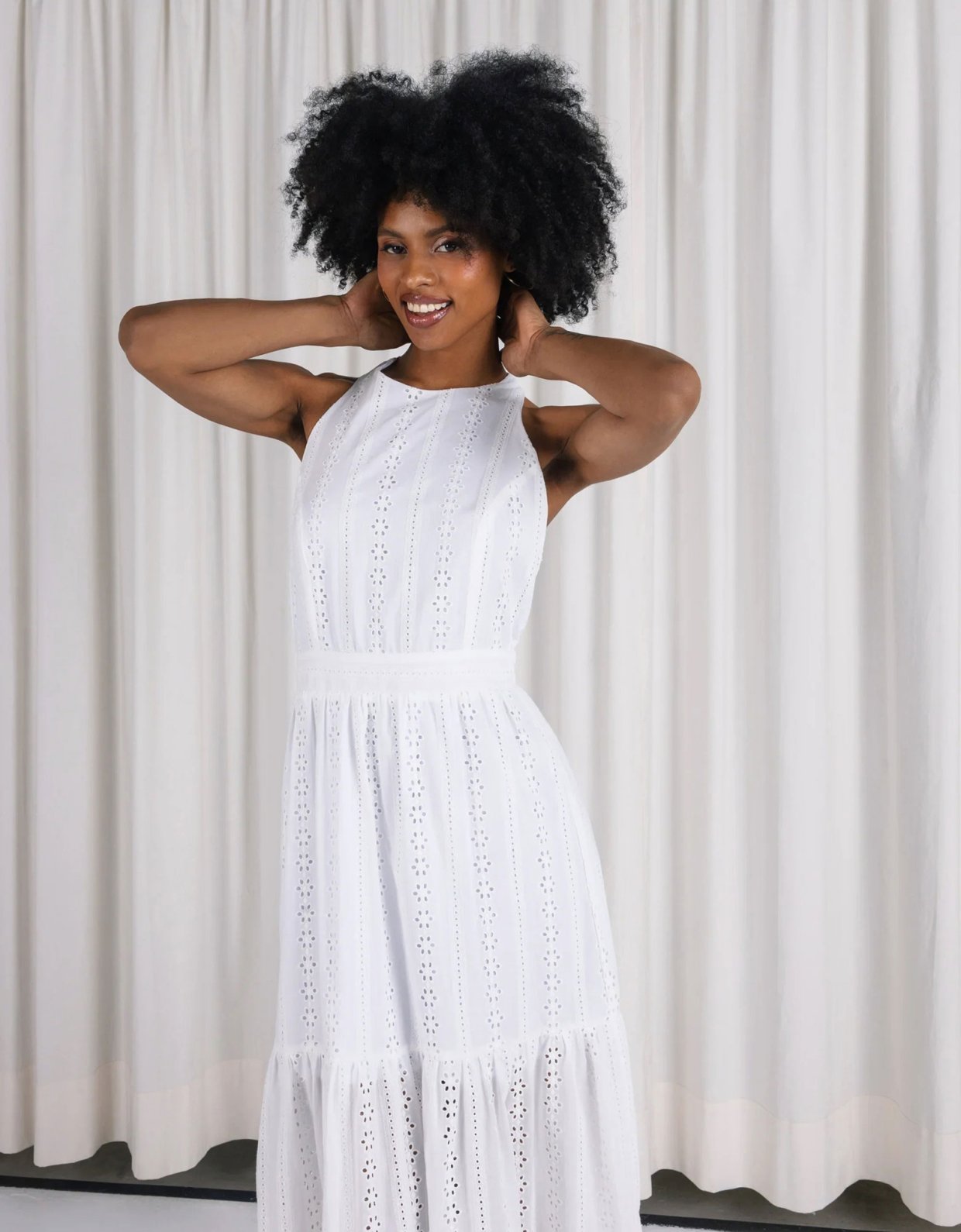 Abstracto Opaline backless dress