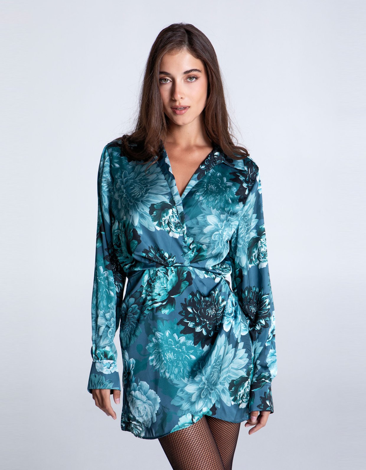 Eveleya Beatris mini satin dress