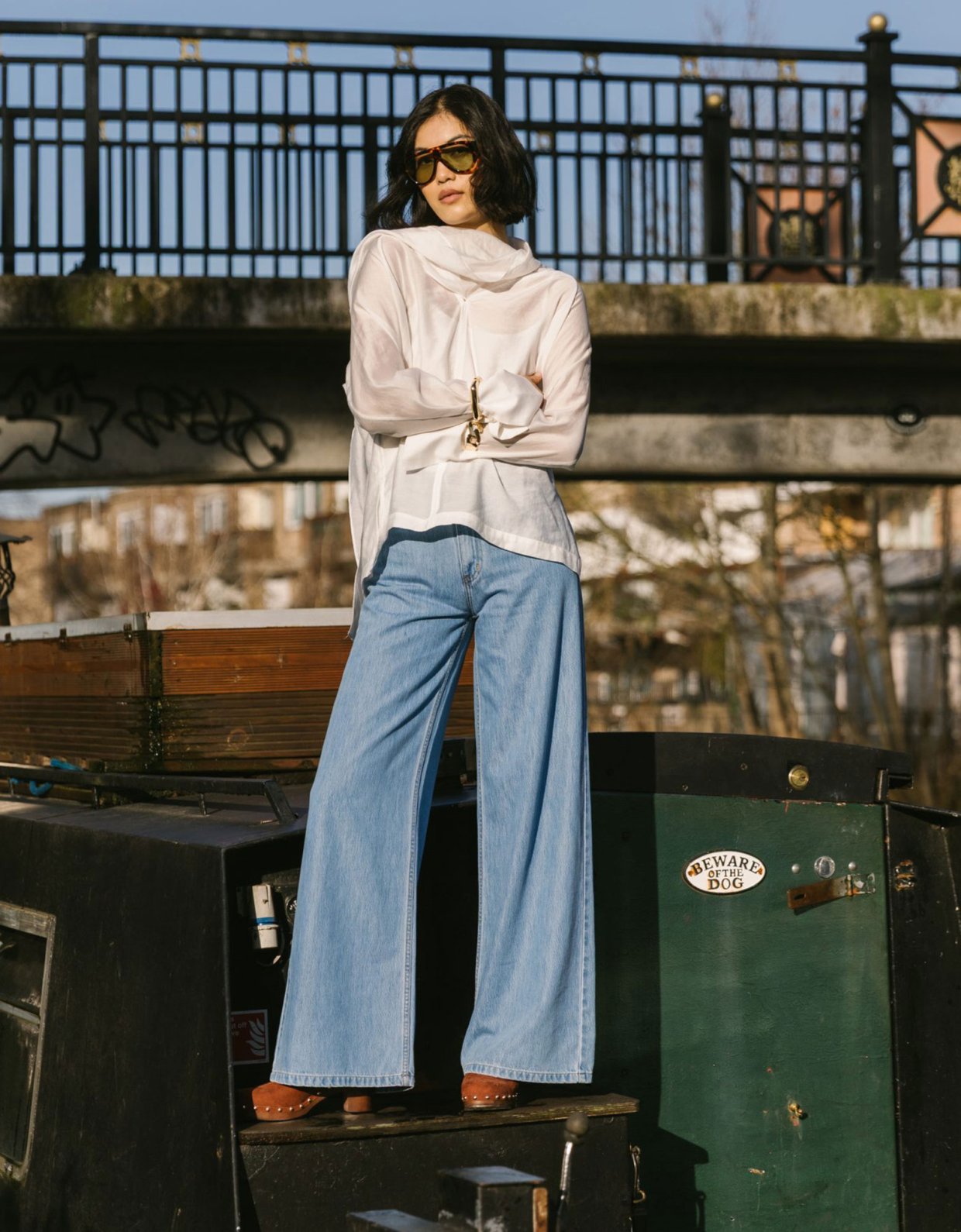 Sac Jeans Belen denim pants mid blue