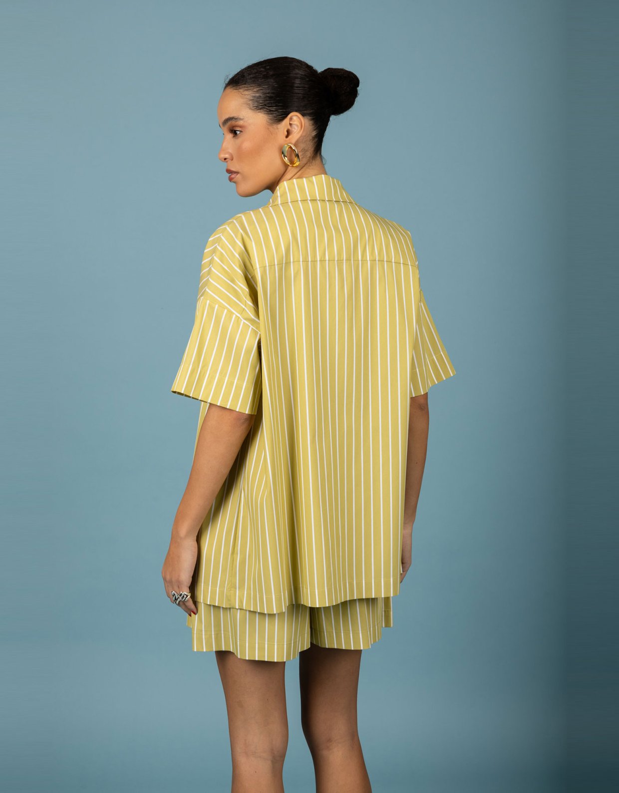 Chaton Benjamin overise shirt lime