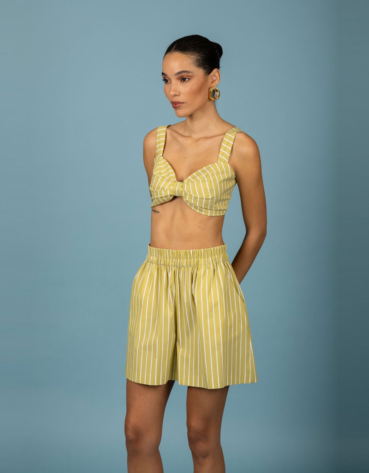 Chaton Benjamin shorts lime