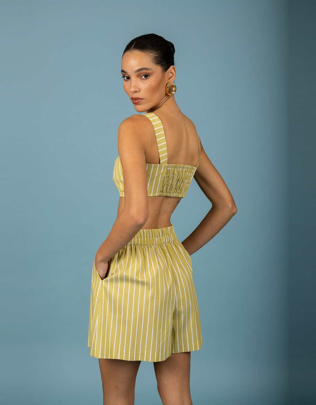 Chaton Benjamin shorts lime