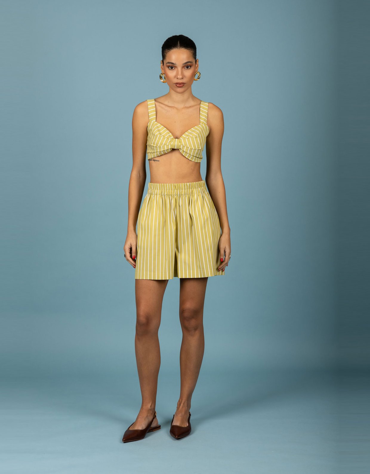 Chaton Benjamin shorts lime