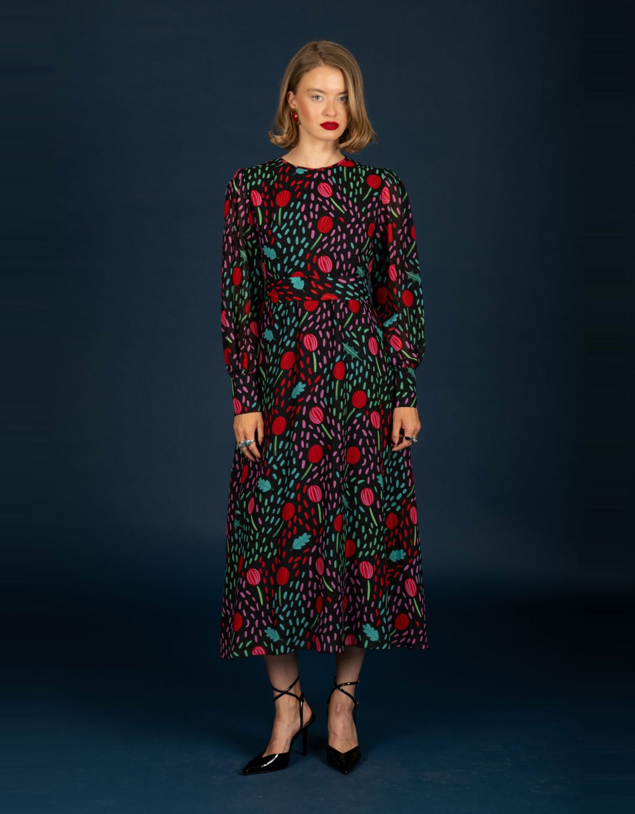 Chaton Betty chiffon dress