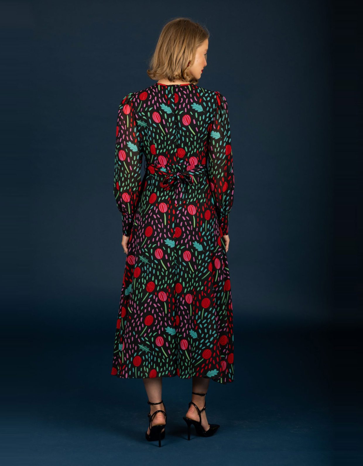 Chaton Betty chiffon dress