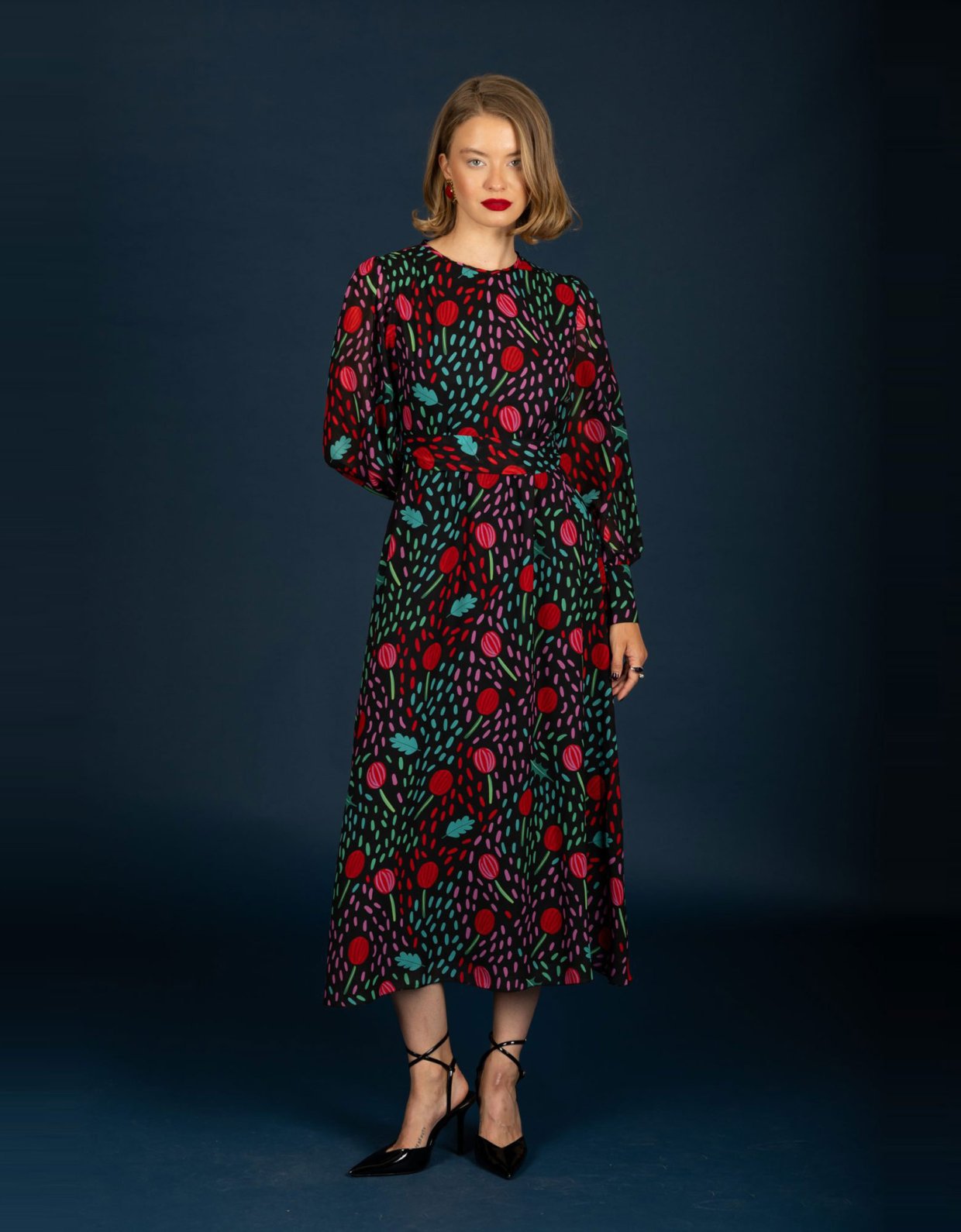 Chaton Betty chiffon dress