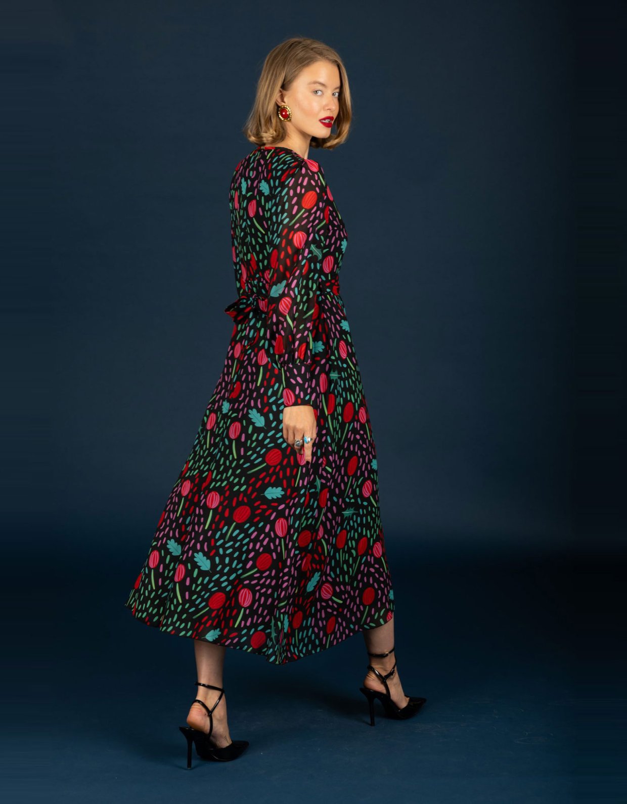 Chaton Betty chiffon dress