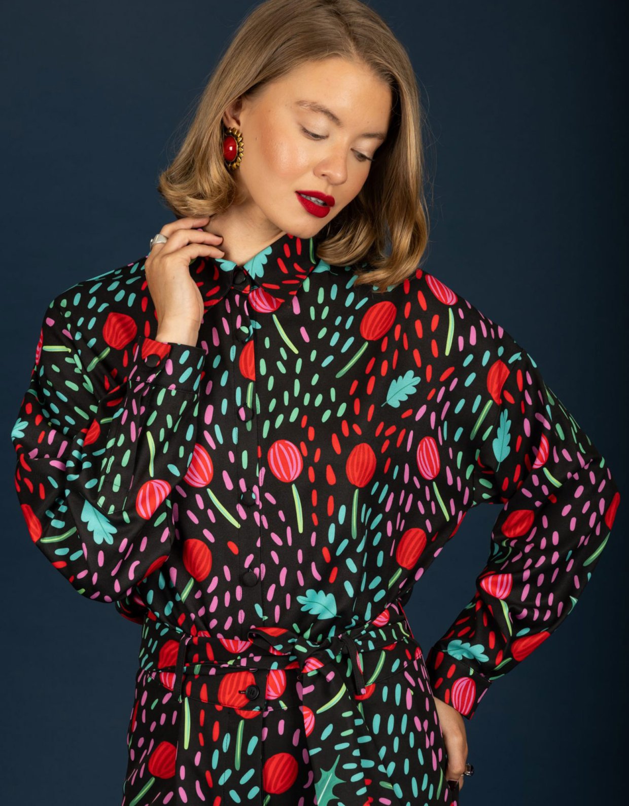 Chaton Betty oversize shirt