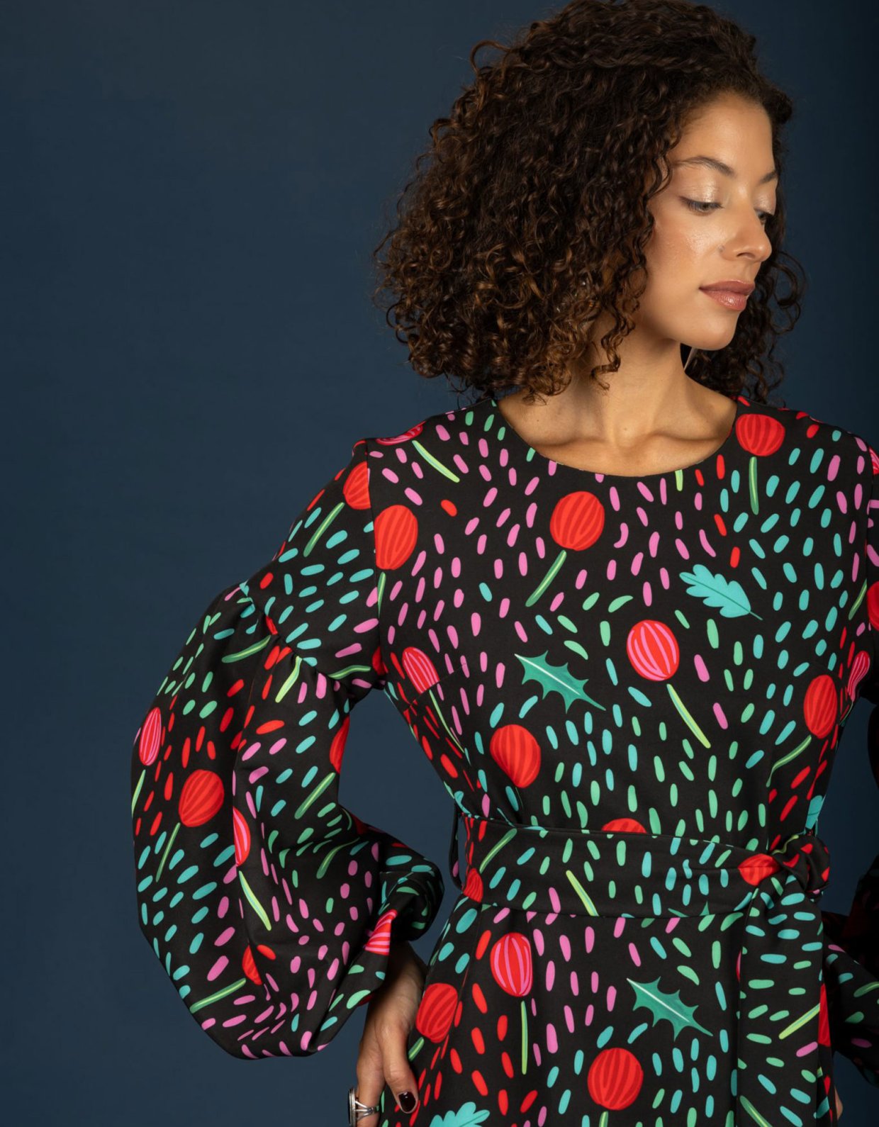 Chaton Betty slim dress