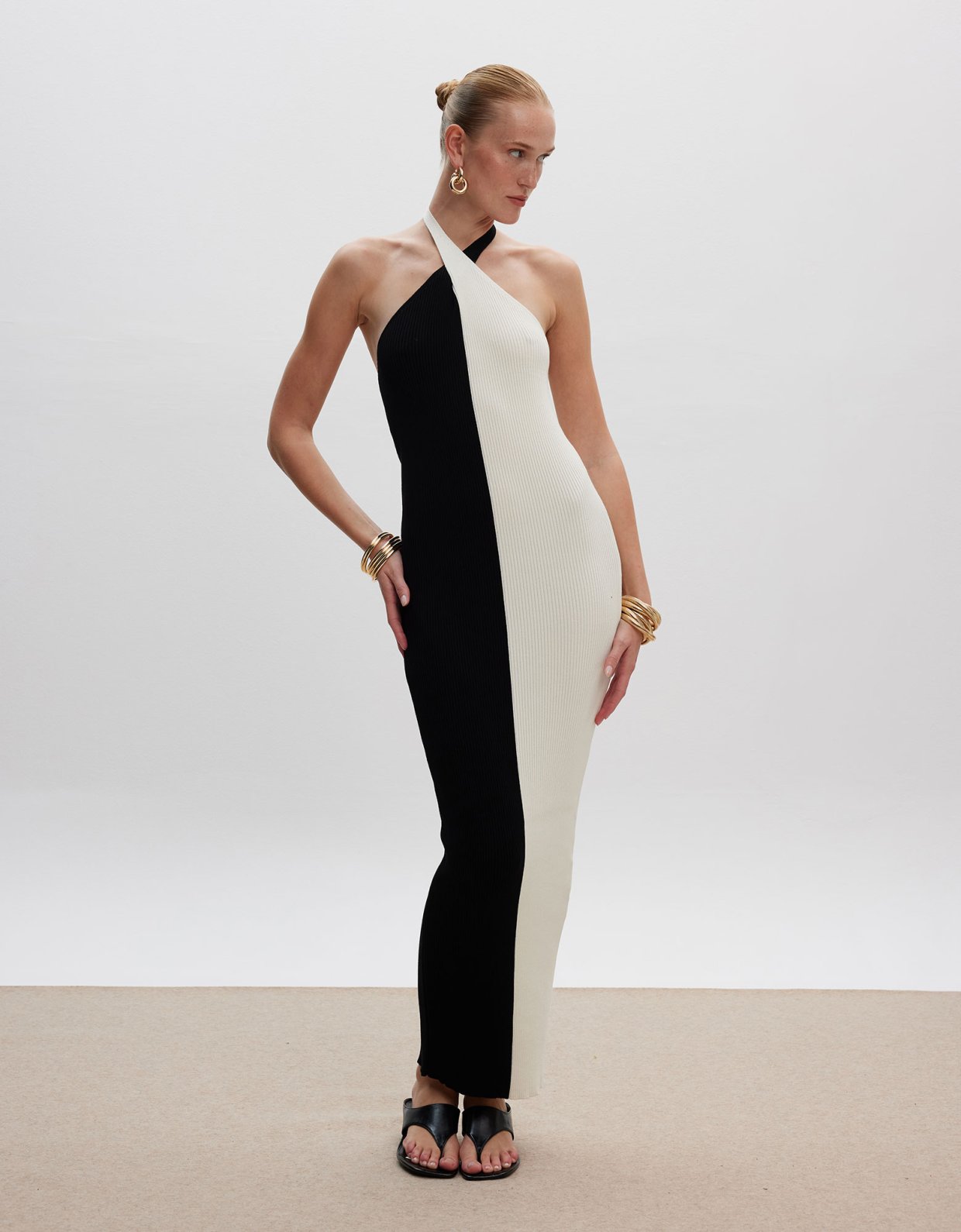 Ciel Concept B&W knit dress