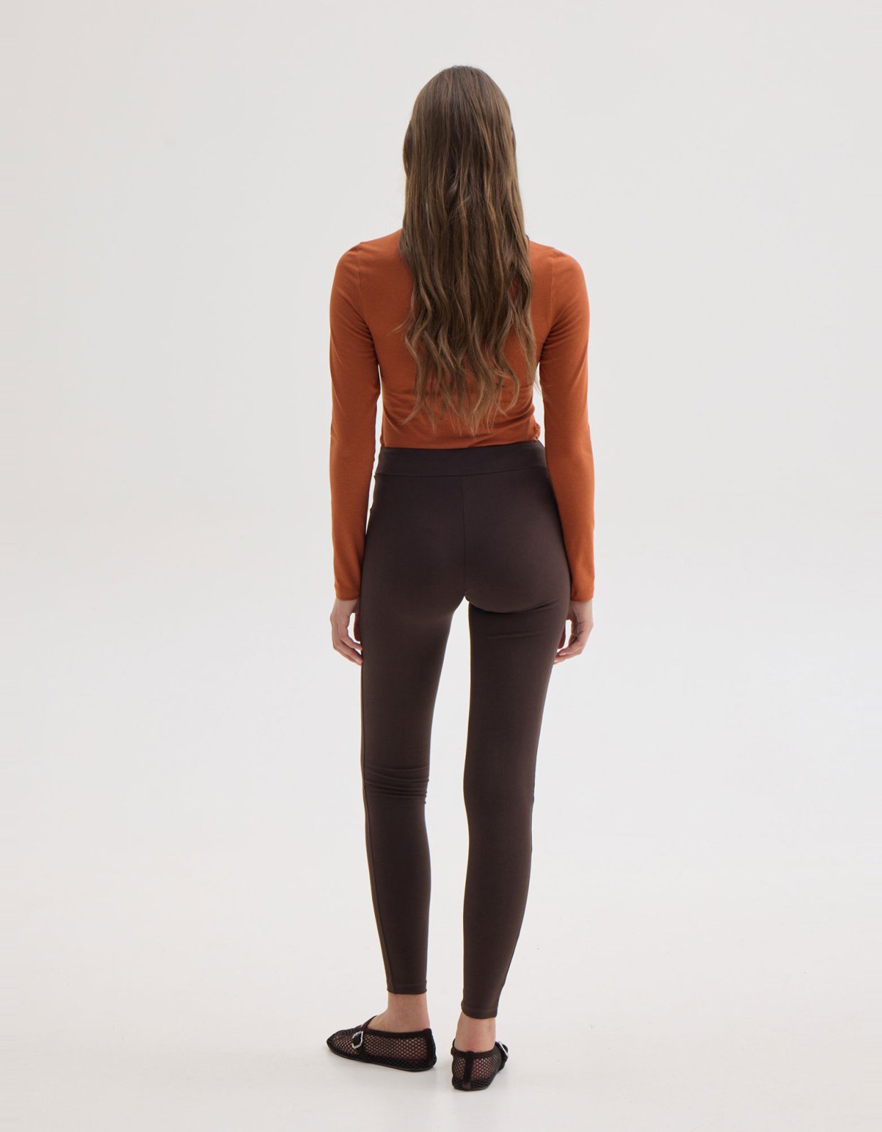 Sunset go Blondie suede leggings brown