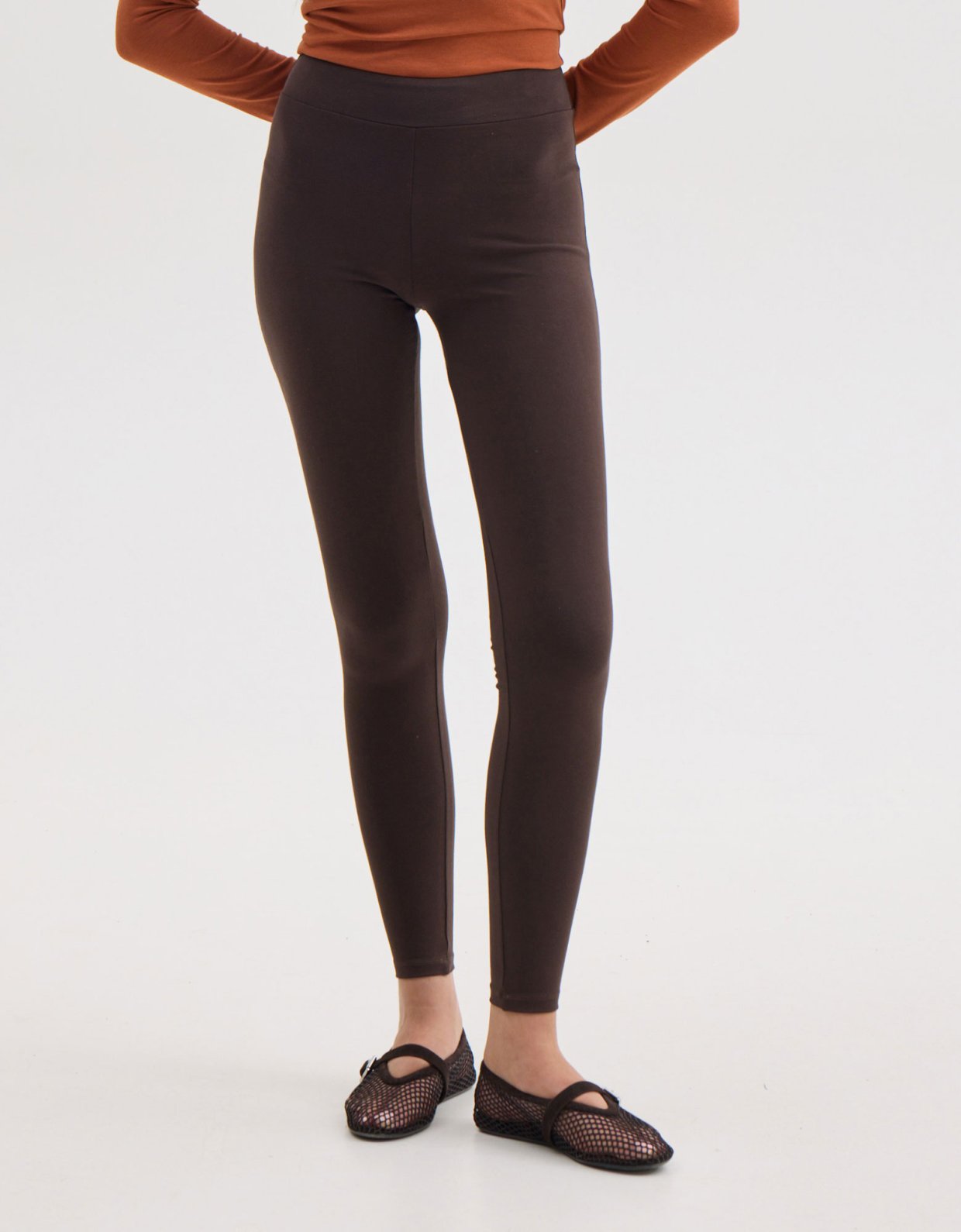 Sunset go Blondie suede leggings brown