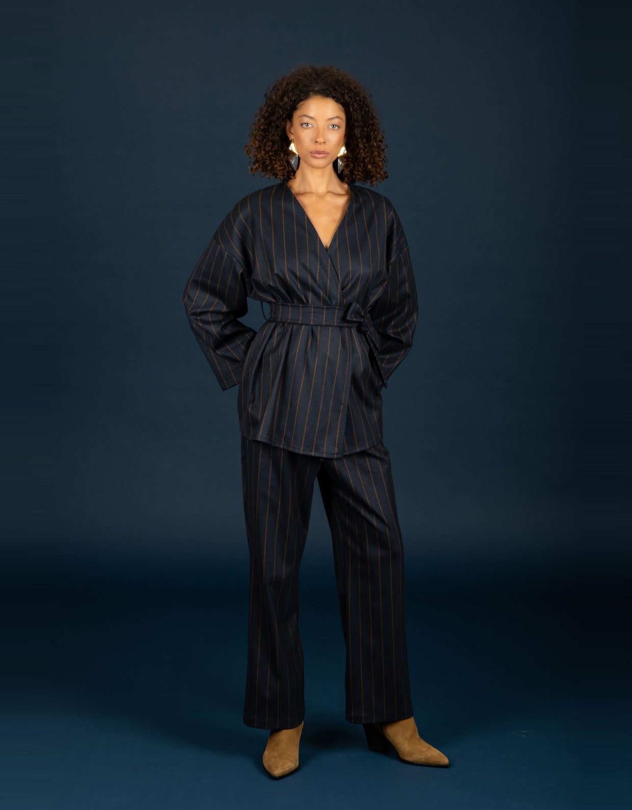 Chaton Brendan kimono blue
