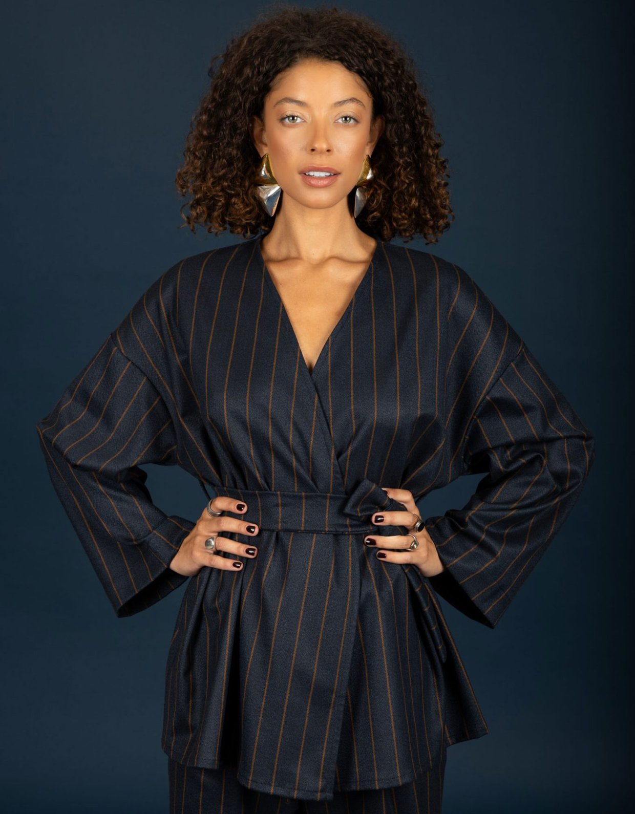 Chaton Brendan kimono blue