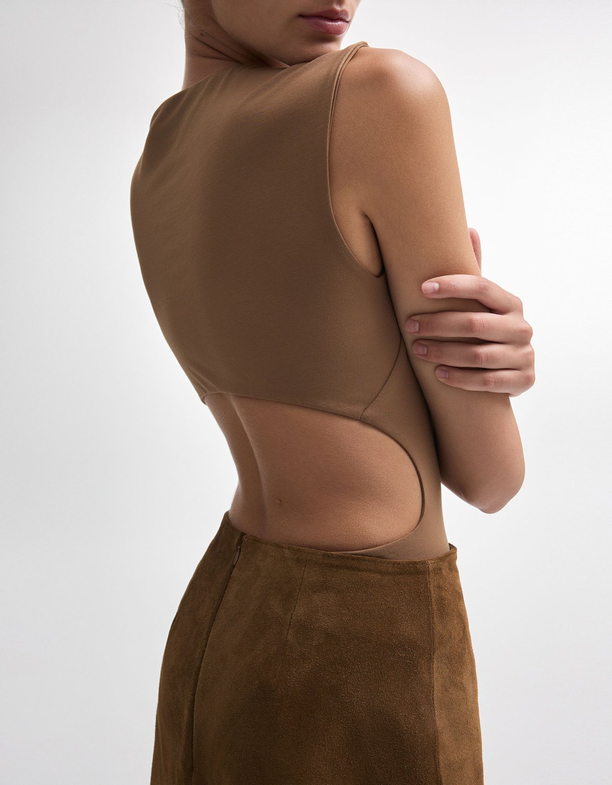 Nadia Rapti Brooke bodysuit brown