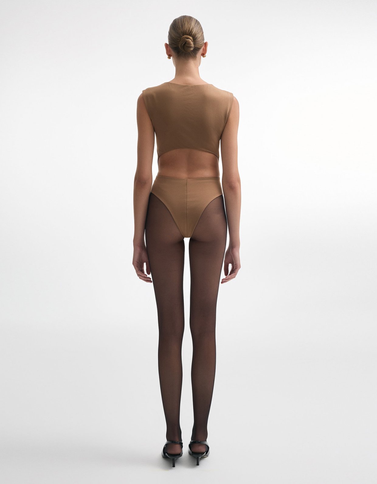 Nadia Rapti Brooke bodysuit brown