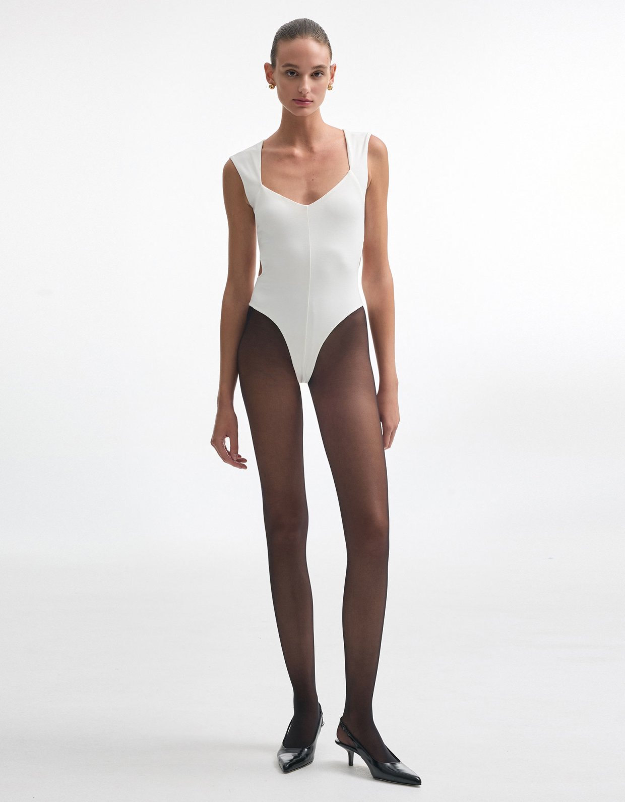 Nadia Rapti Brooke bodysuit off white