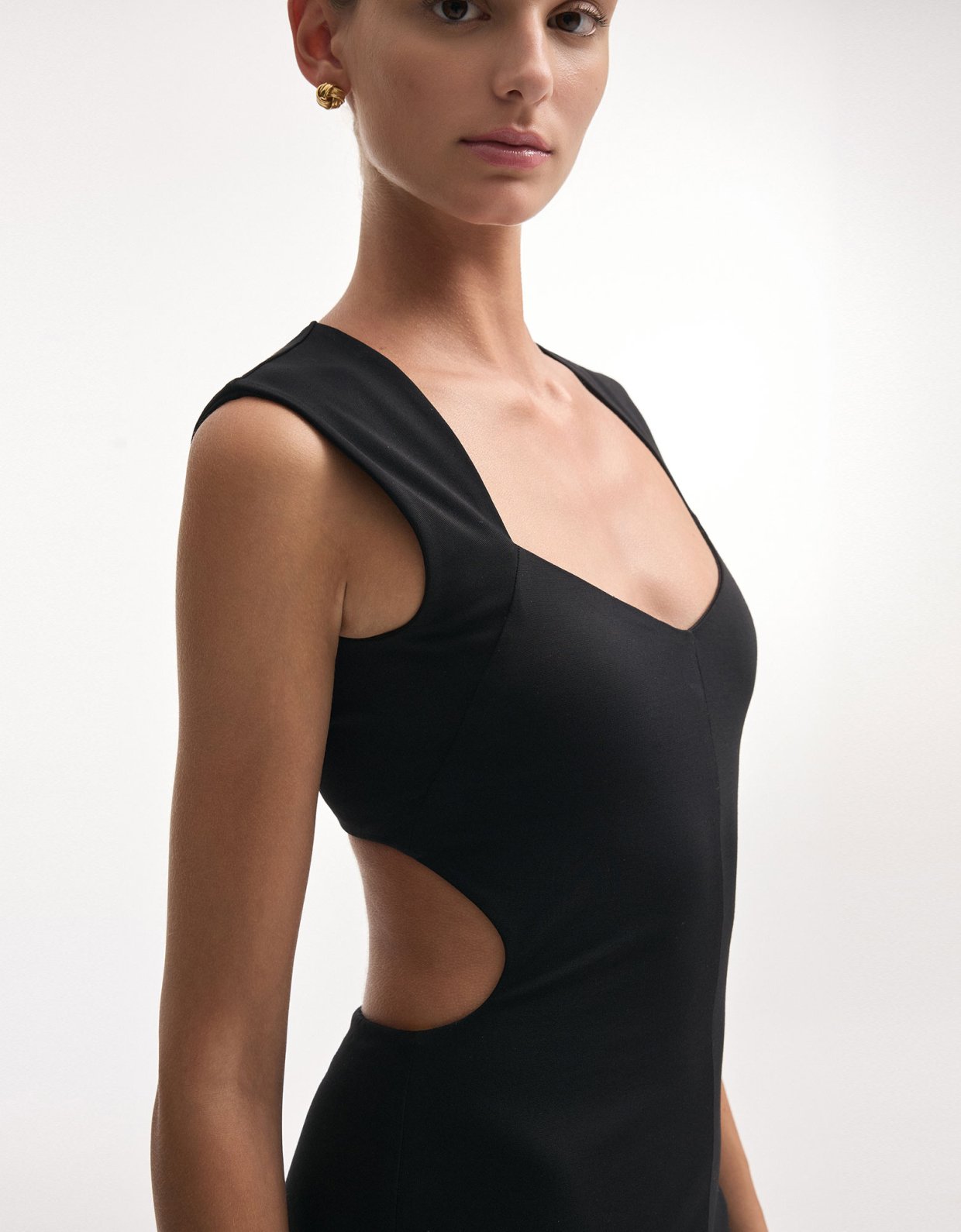 Nadia Rapti Brooke maxi dress black