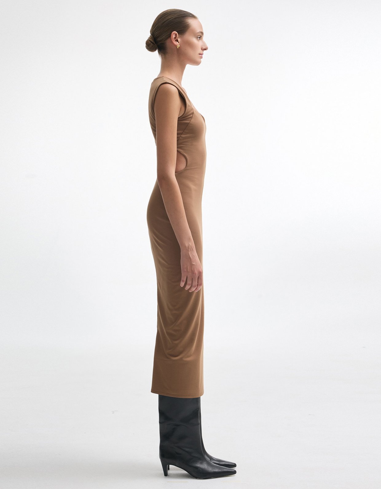Nadia Rapti Brooke maxi dress brown