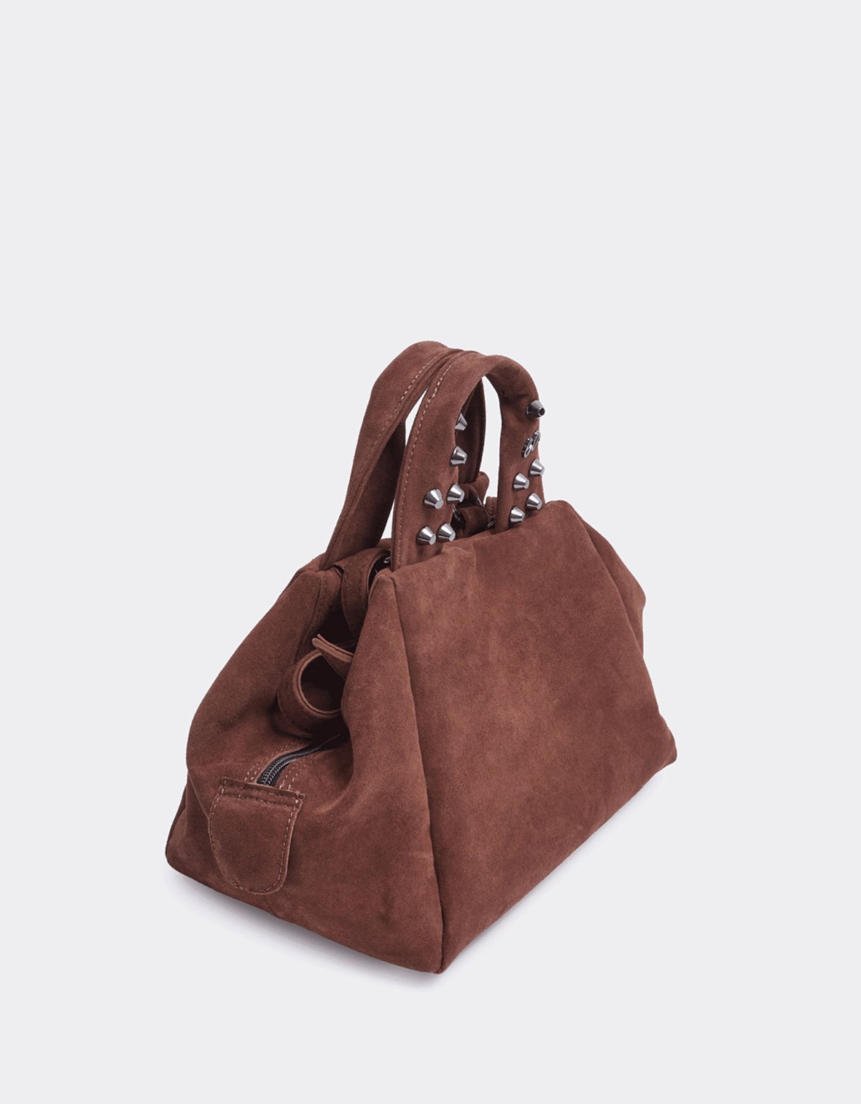 Elena Athanasiou Bubble bag suede S camel