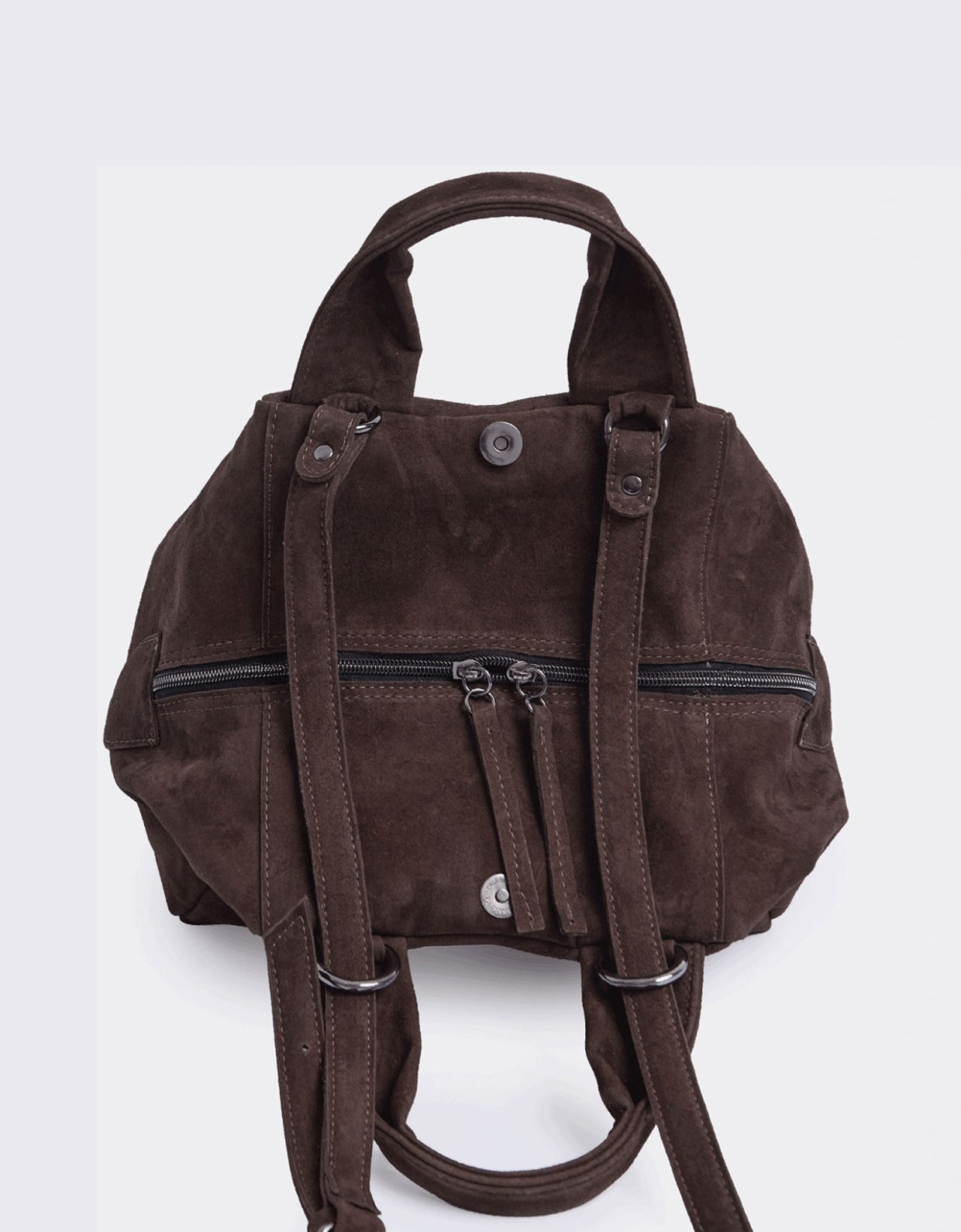 Elena Athanasiou Bubble bag suede S brown