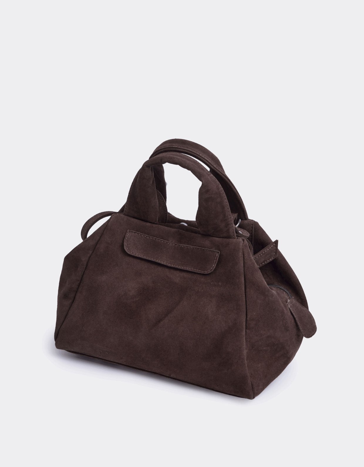 Elena Athanasiou Bubble bag suede S brown