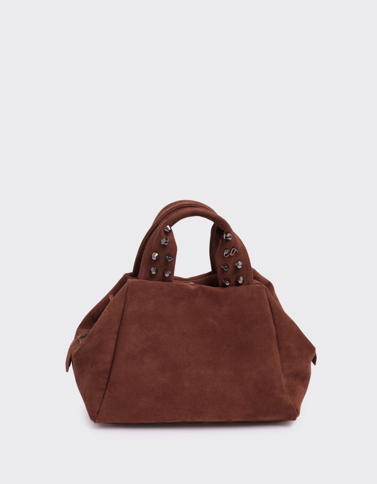 Elena Athanasiou Bubble bag suede S camel