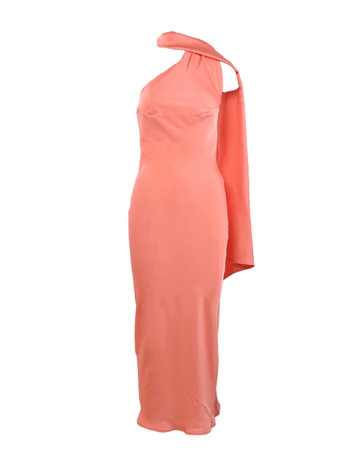 Studio 83 Maggie satin dress peach