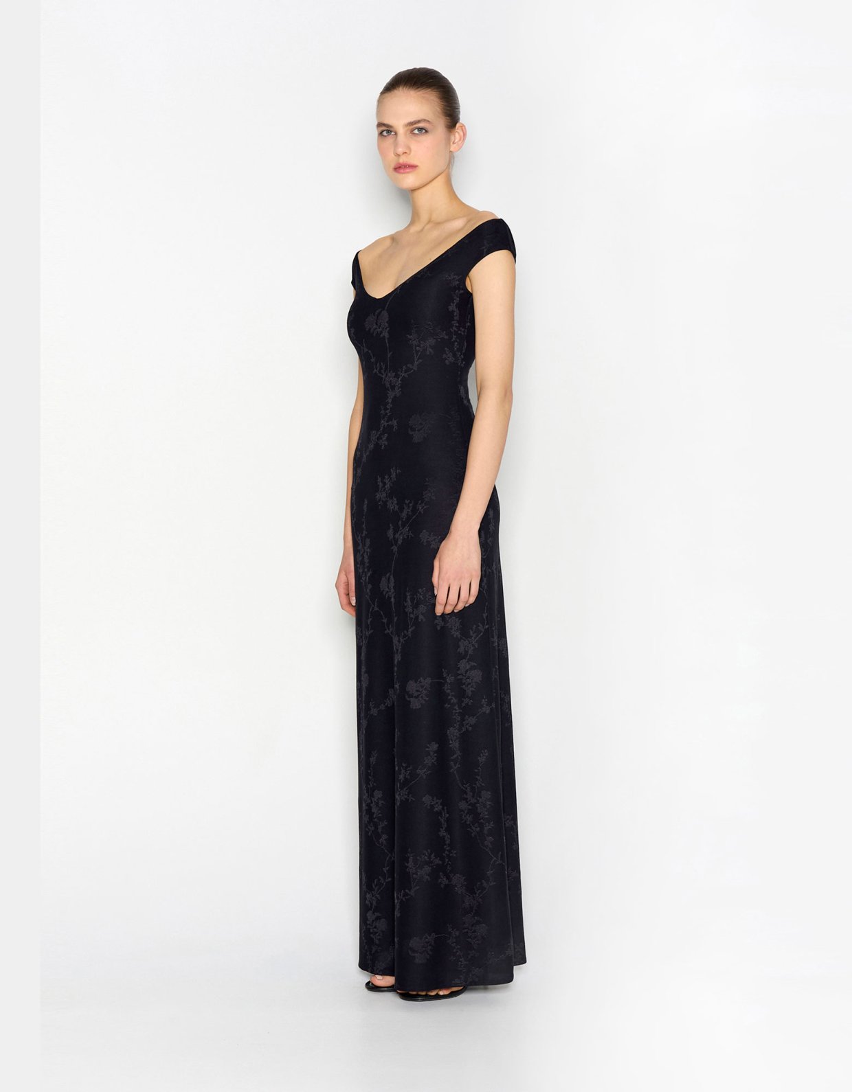 Nadia Rapti Cactus long dress black
