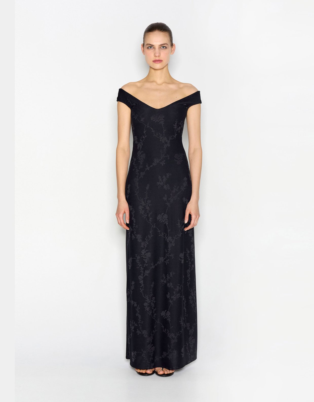 Nadia Rapti Cactus long dress black