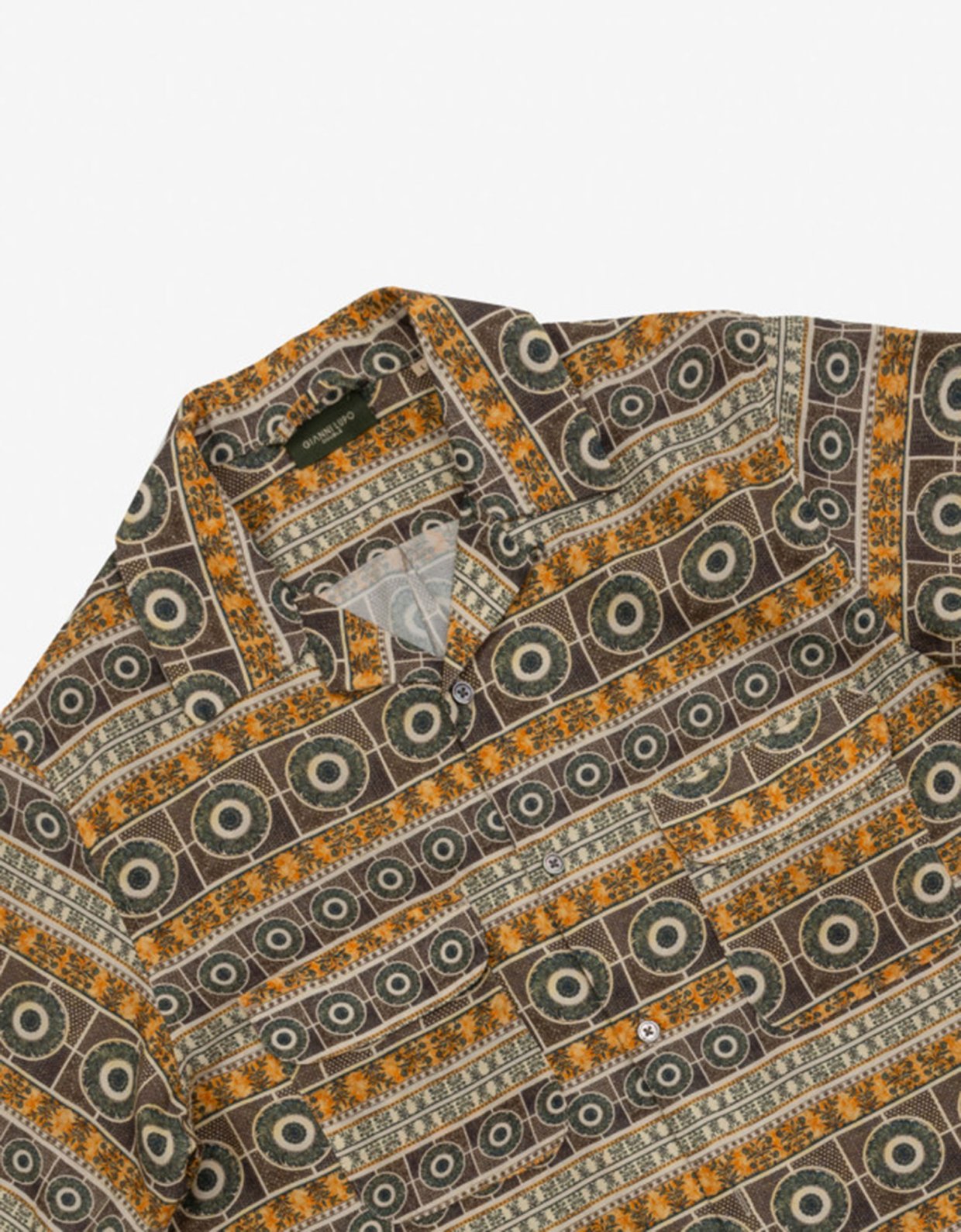 Gianni Lupo Hawaiian shirt yellow
