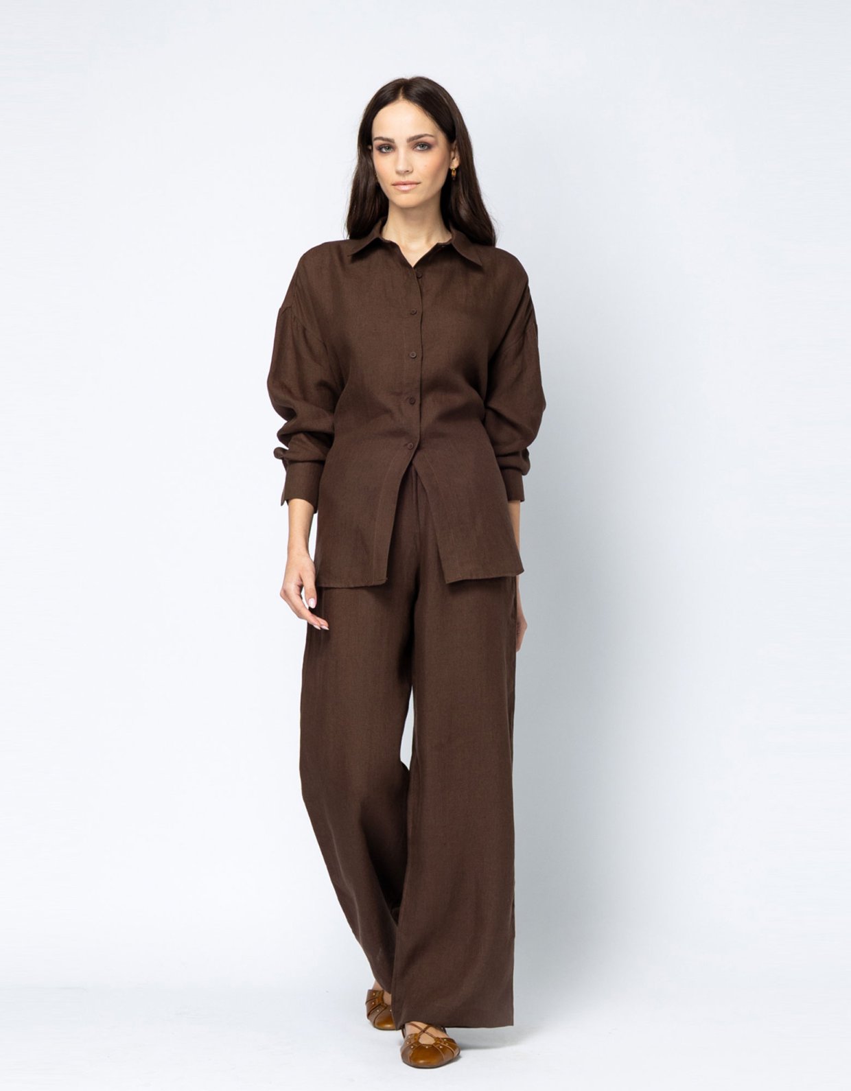 Foreveryoung Camille shirt brown