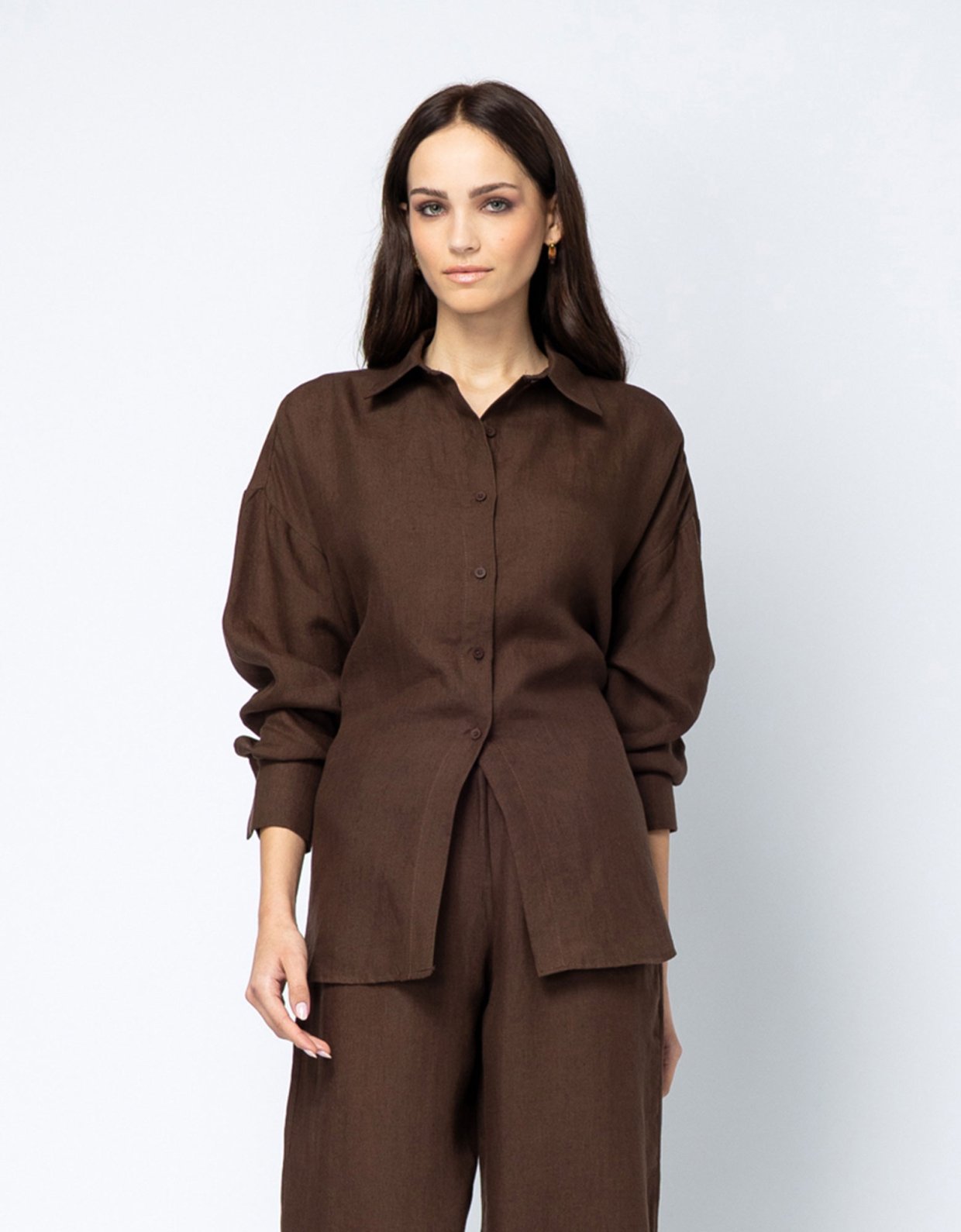 Foreveryoung Camille shirt brown