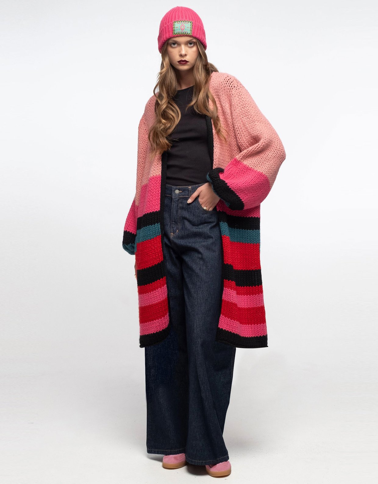 Peace and Chaos Candyfloss cardigan