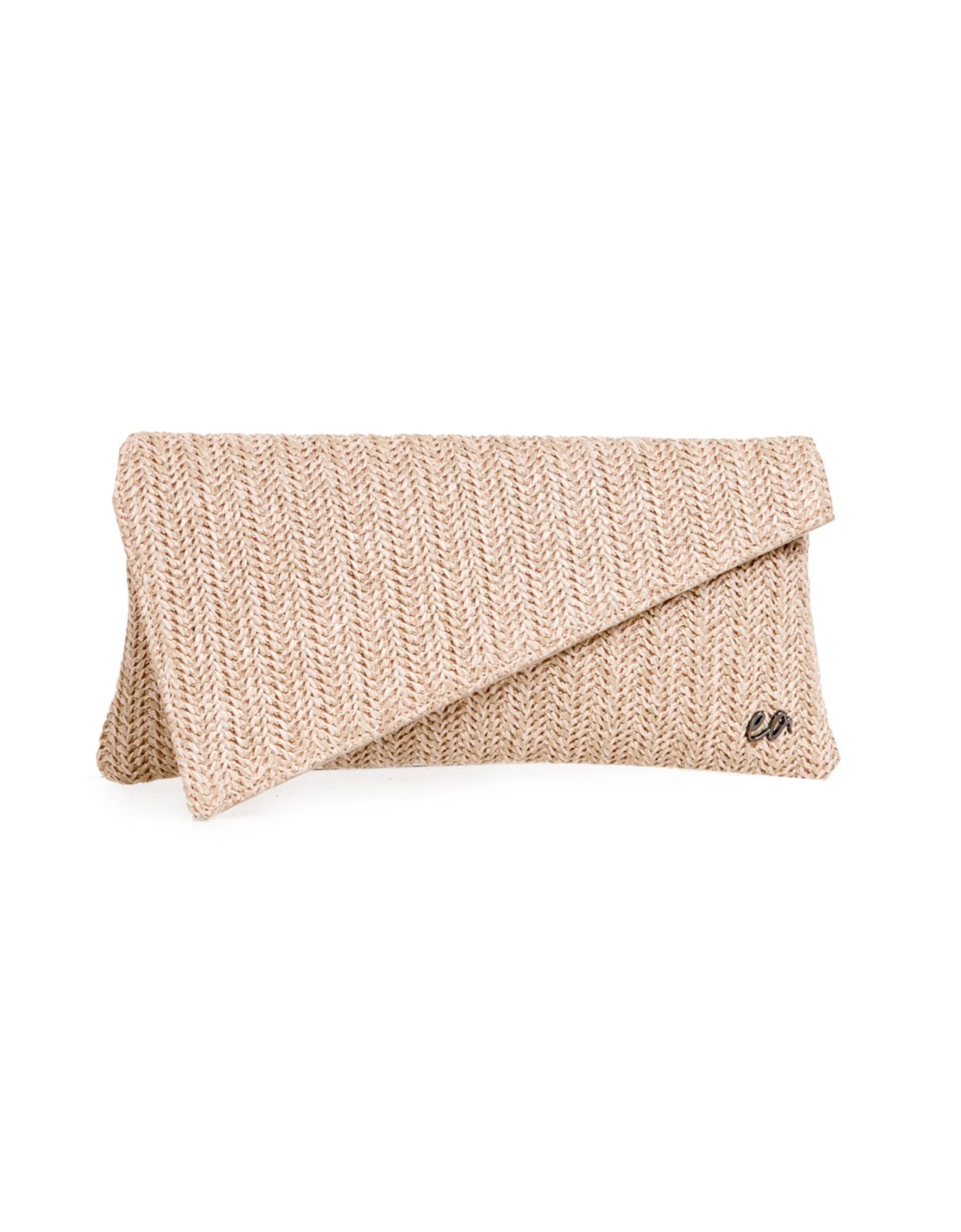 Elena Athanasiou Cap clutch bag straw beige