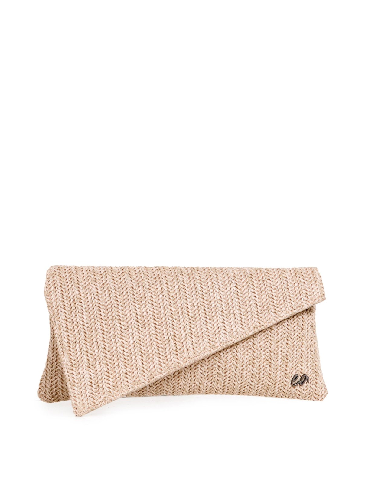 Elena Athanasiou Cap clutch bag straw beige