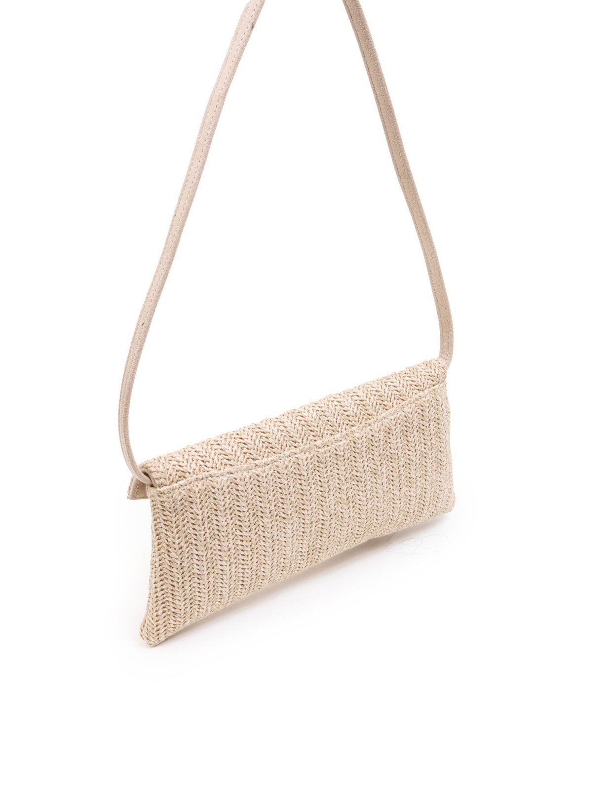 Elena Athanasiou Cap clutch bag straw beige