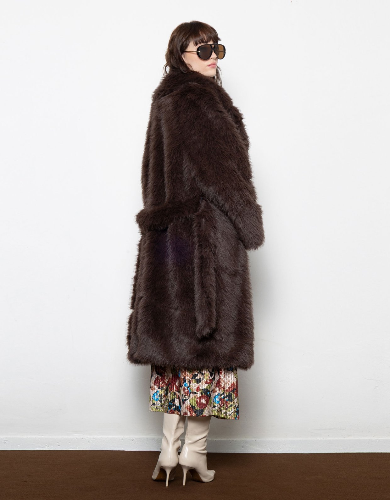 Mallory the label Cappuccino faux fur