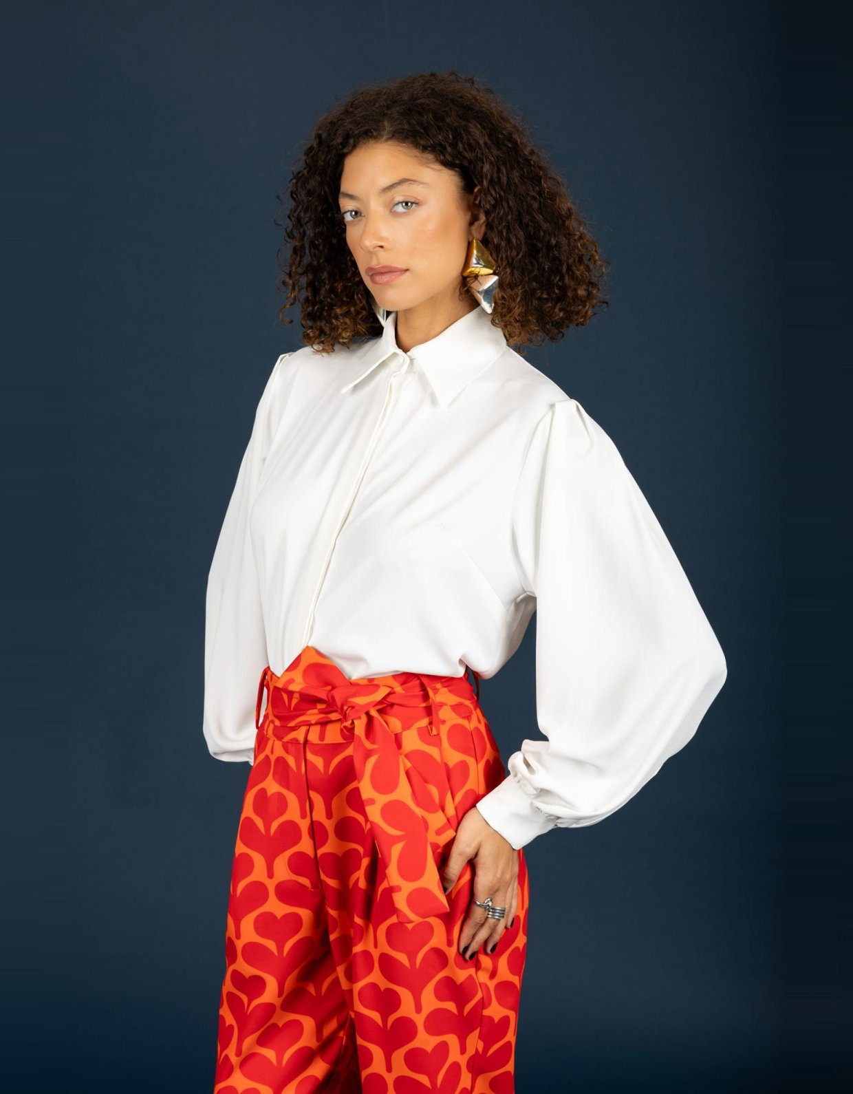 Chaton Catherine shirt ecru