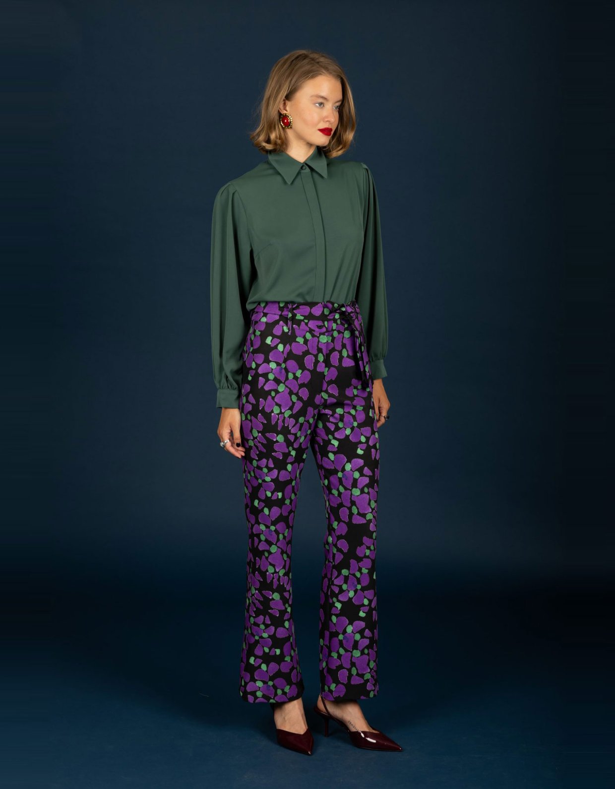 Chaton Catherine shirt forest