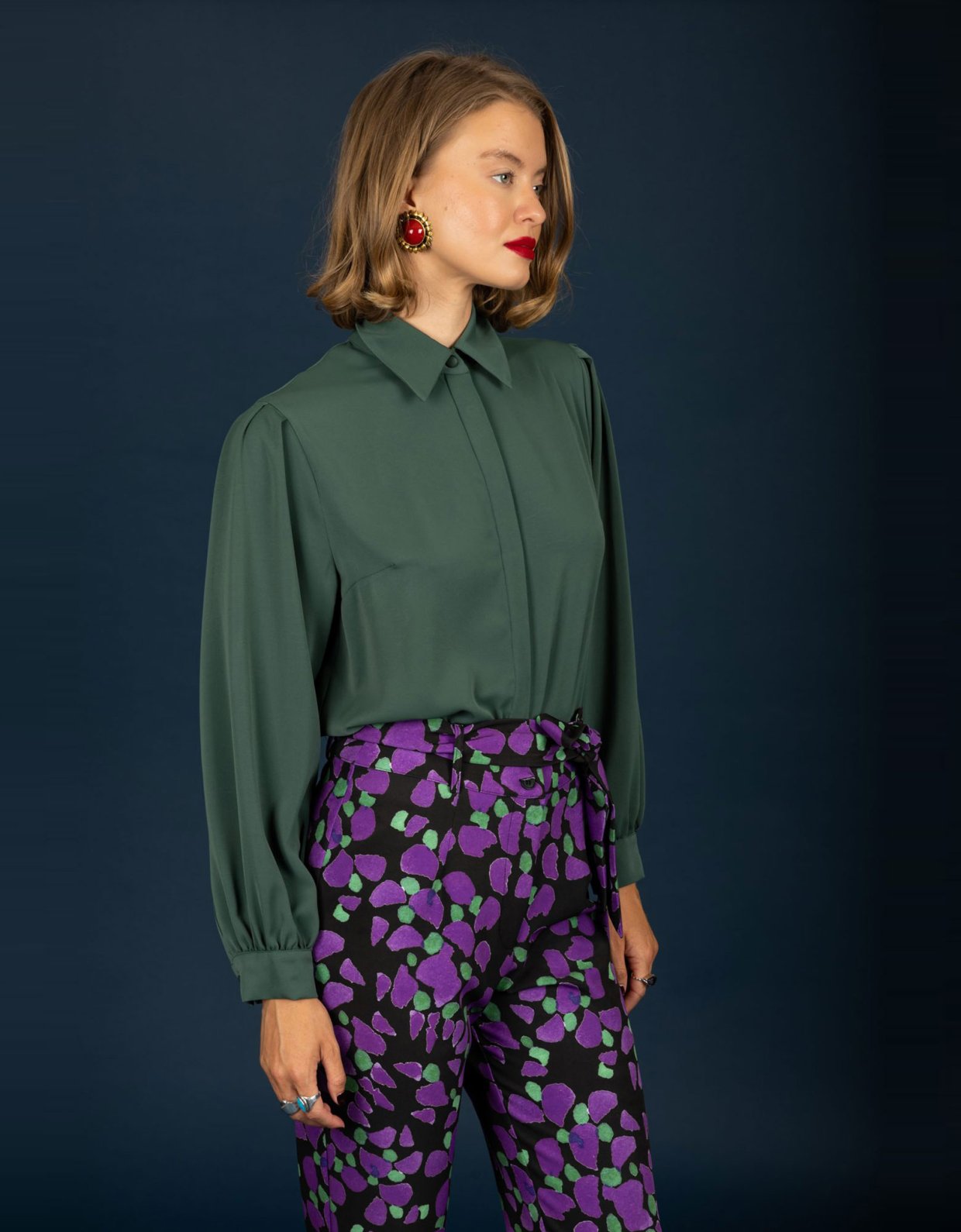Chaton Catherine shirt forest