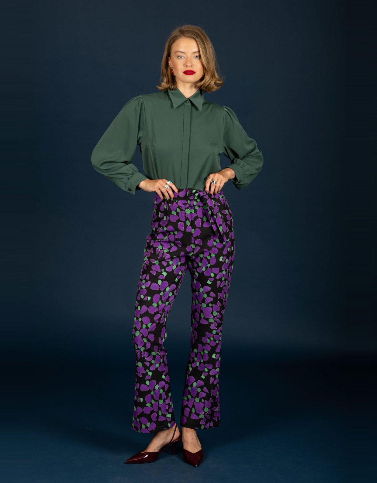 Chaton Catherine shirt forest