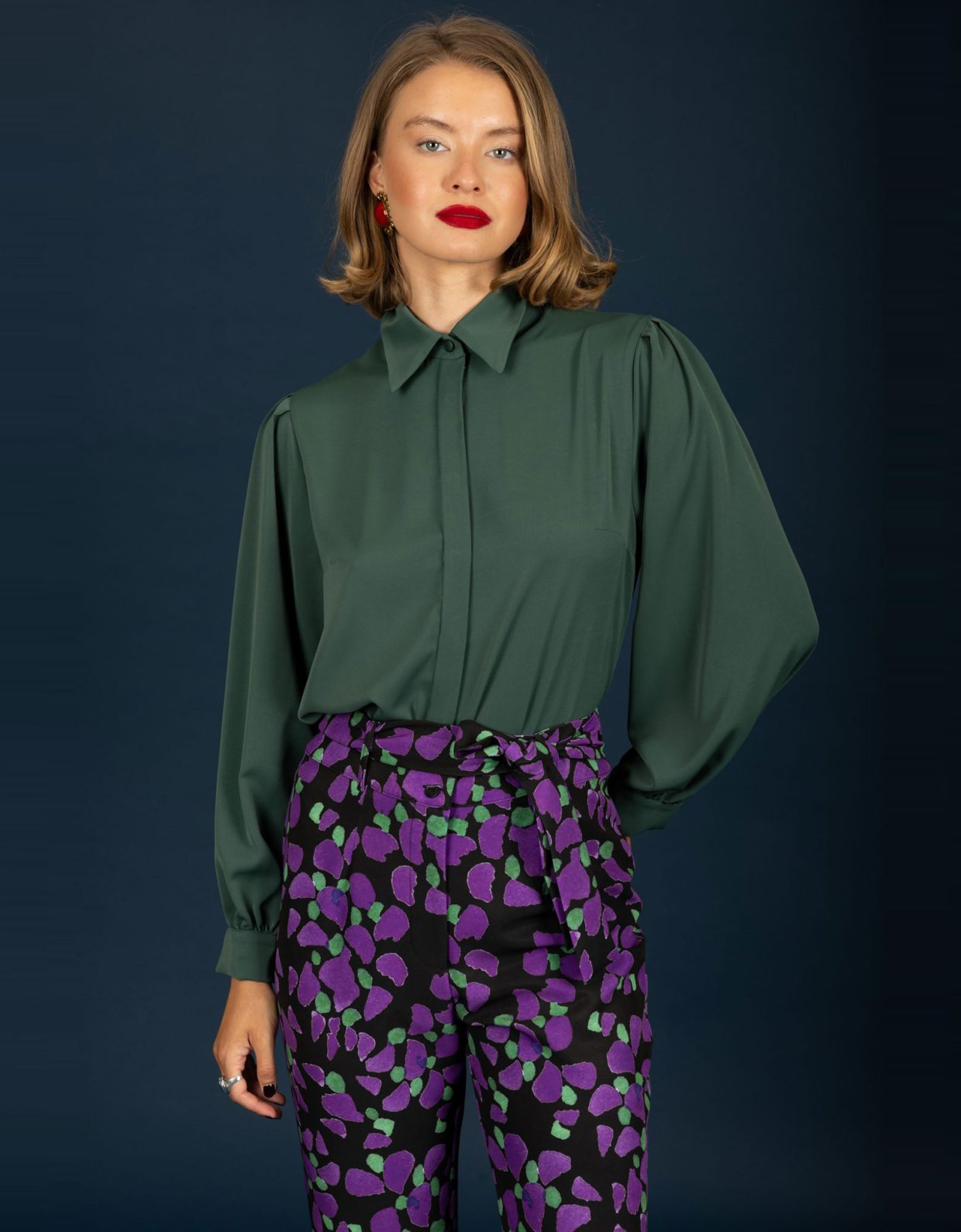 Chaton Catherine shirt forest