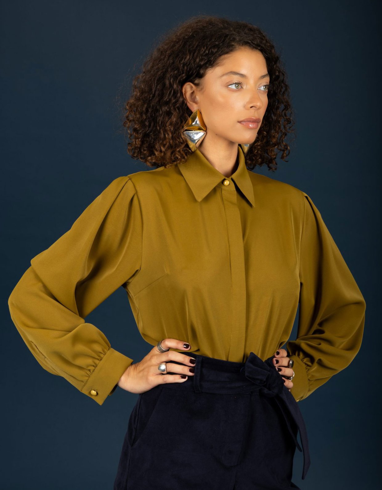 Chaton Catherine shirt lime