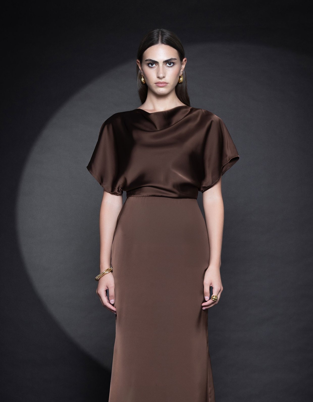 Foreveryoung Cecilia dress brown