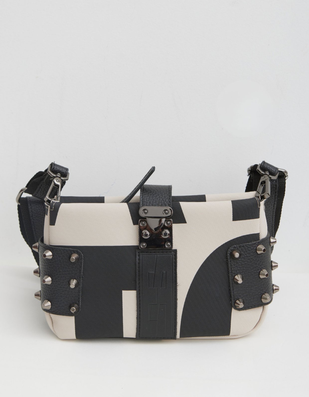 Elena Athanasiou City lady clutch logo beige